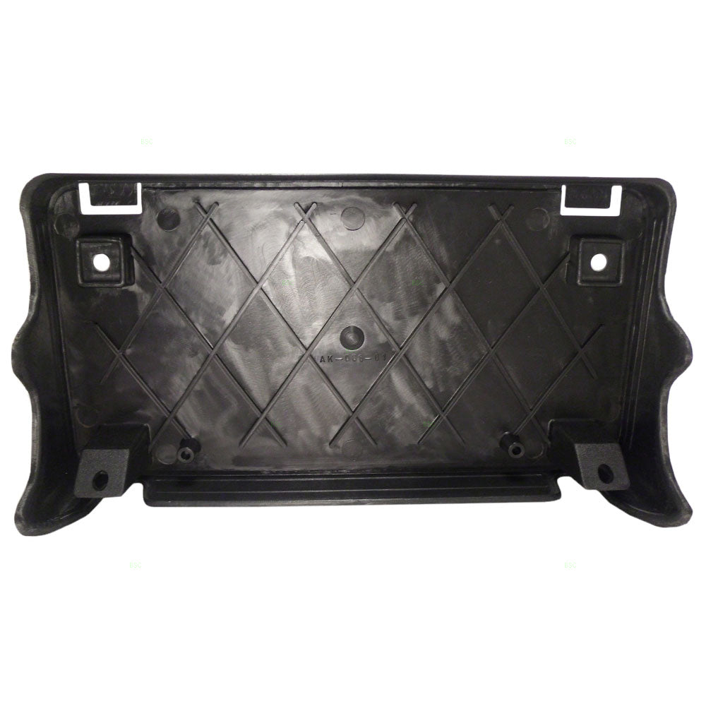 Brock Replacement Front License Plate Bracket Holder Compatible with 1996-1997 Town & Country Van 4676324