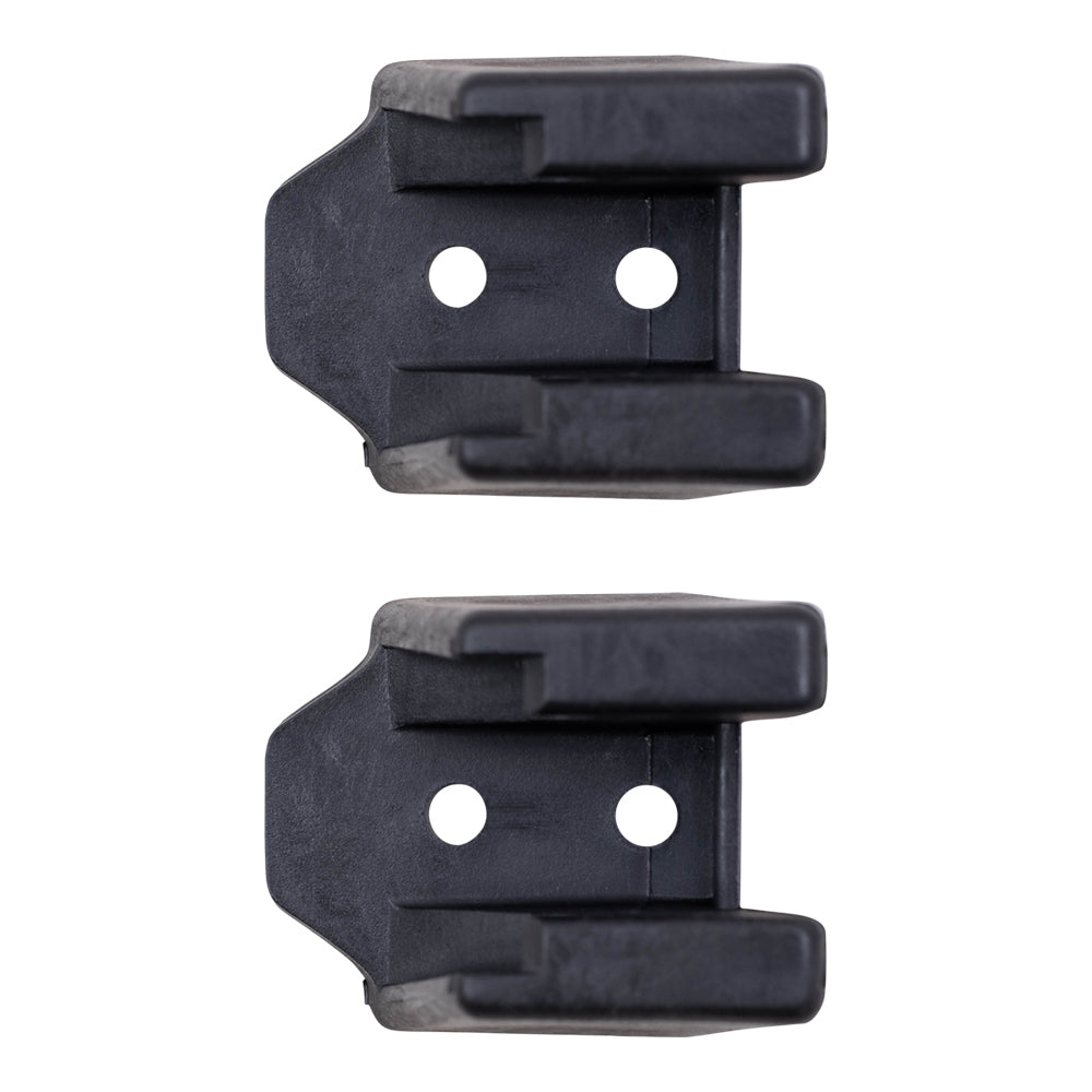 Brock Replacement Pair Set Hood Latch Safety Catch Brackets Compatible with 1997-2017 Wrangler 2018 Wrangler JK 55395652AC