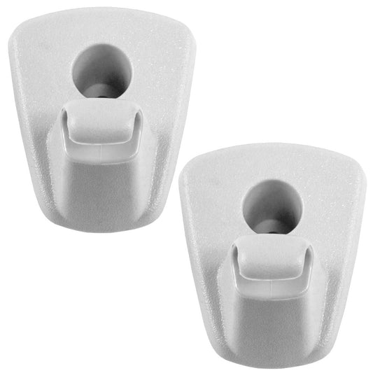 Brock Replacement Pair of Sun Visor Retainer Clips Compatible with 2008-2010 300 1EJ51DW1AA
