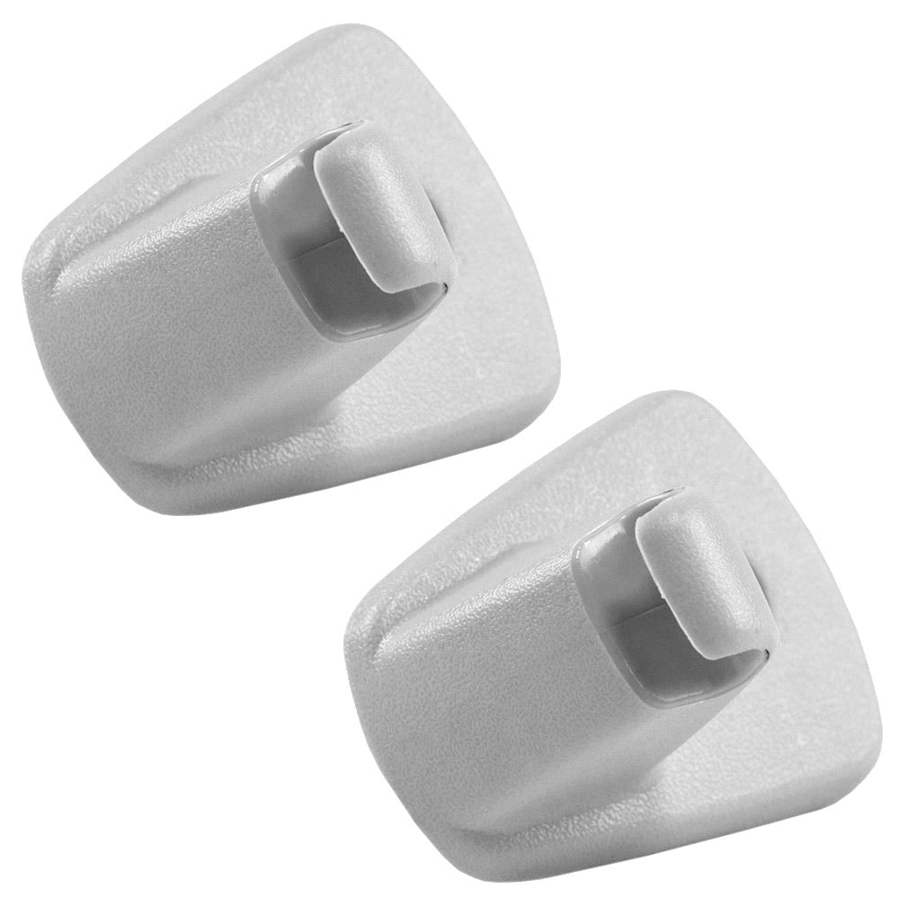 Brock Replacement Pair of Sun Visor Retainer Clips Compatible with 2008-2010 300 1EJ51DW1AA
