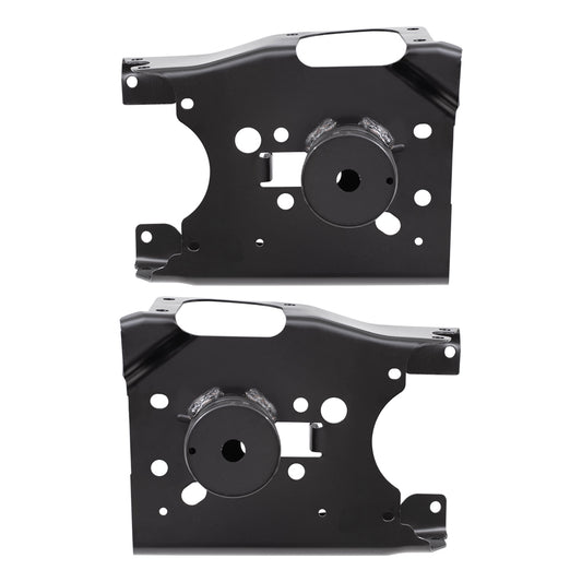 Brock Replacement Front Driver and Passenger Side Bumper Brackets Compatible with 2018-2021 Wrangler Rubicon/Wrangler Unlimited Moab/Rubicon & 2020-2021 Gladiator Rubicon with Steel Bumper ONLY