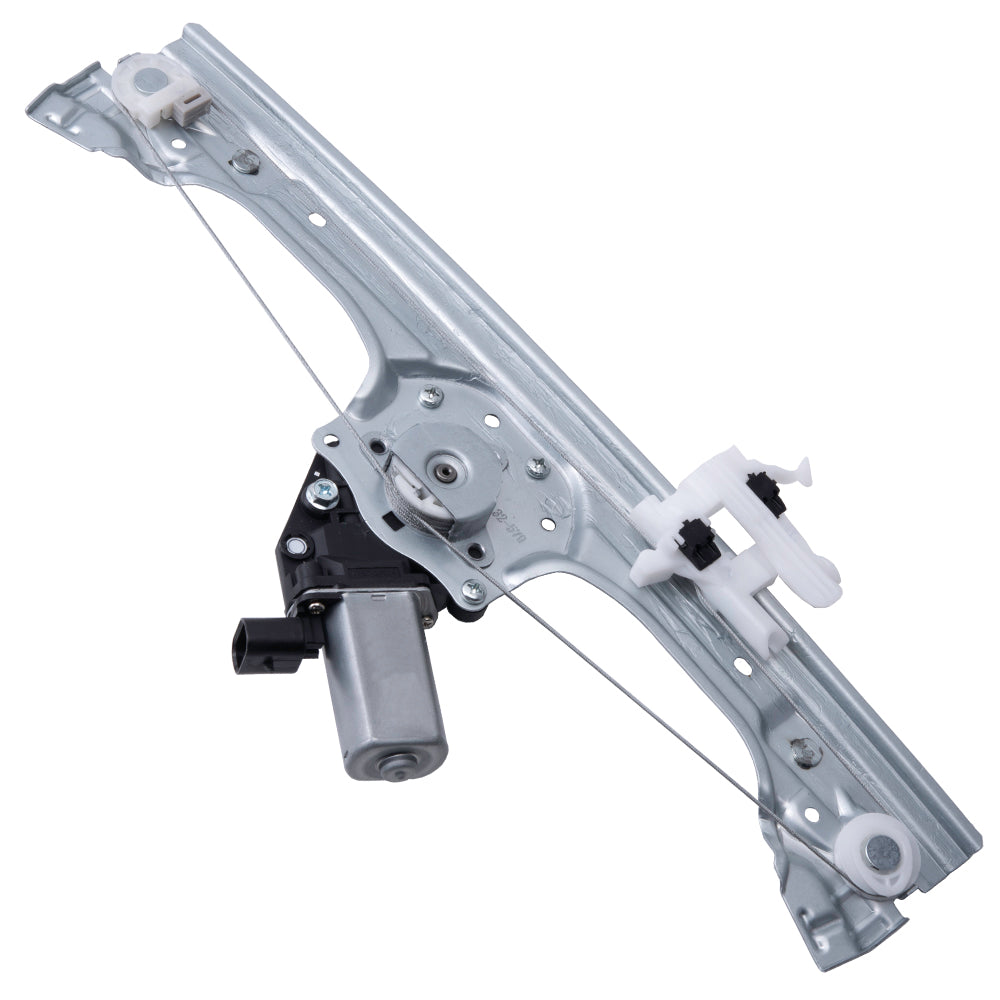 Brock 2552-0001R Power Window Regulator With Motor OE Type Glass Guide Compatible With 2012-2019 FIAT 500/500c 2013-2019 FIAT 500e