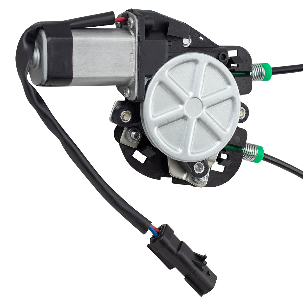 Brock Replacement Driver Front Power Window Regulator with Motor Compatible with 98-03 Van