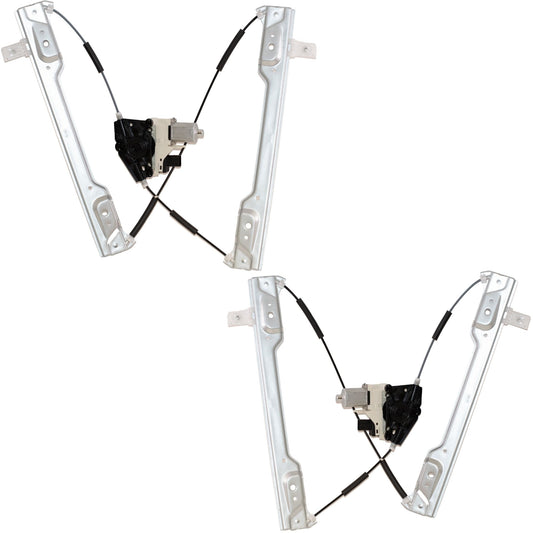 Window Regulator w/ Motor for 2019-2025 1500 Front 68321325AA Set CH1350203