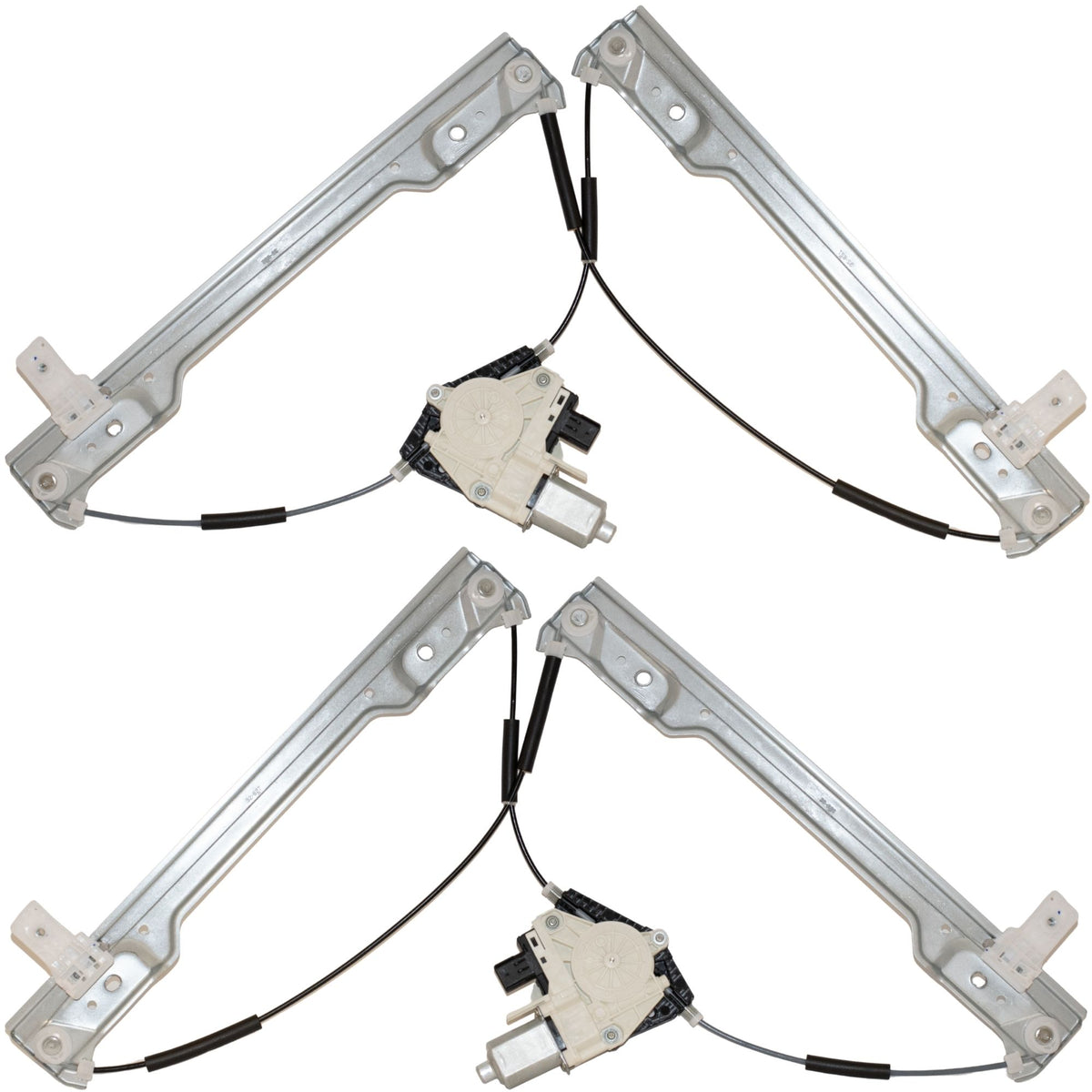 Window Regulator w/ Motor for 2019-2025 1500 Front 68321325AA Set CH1350203
