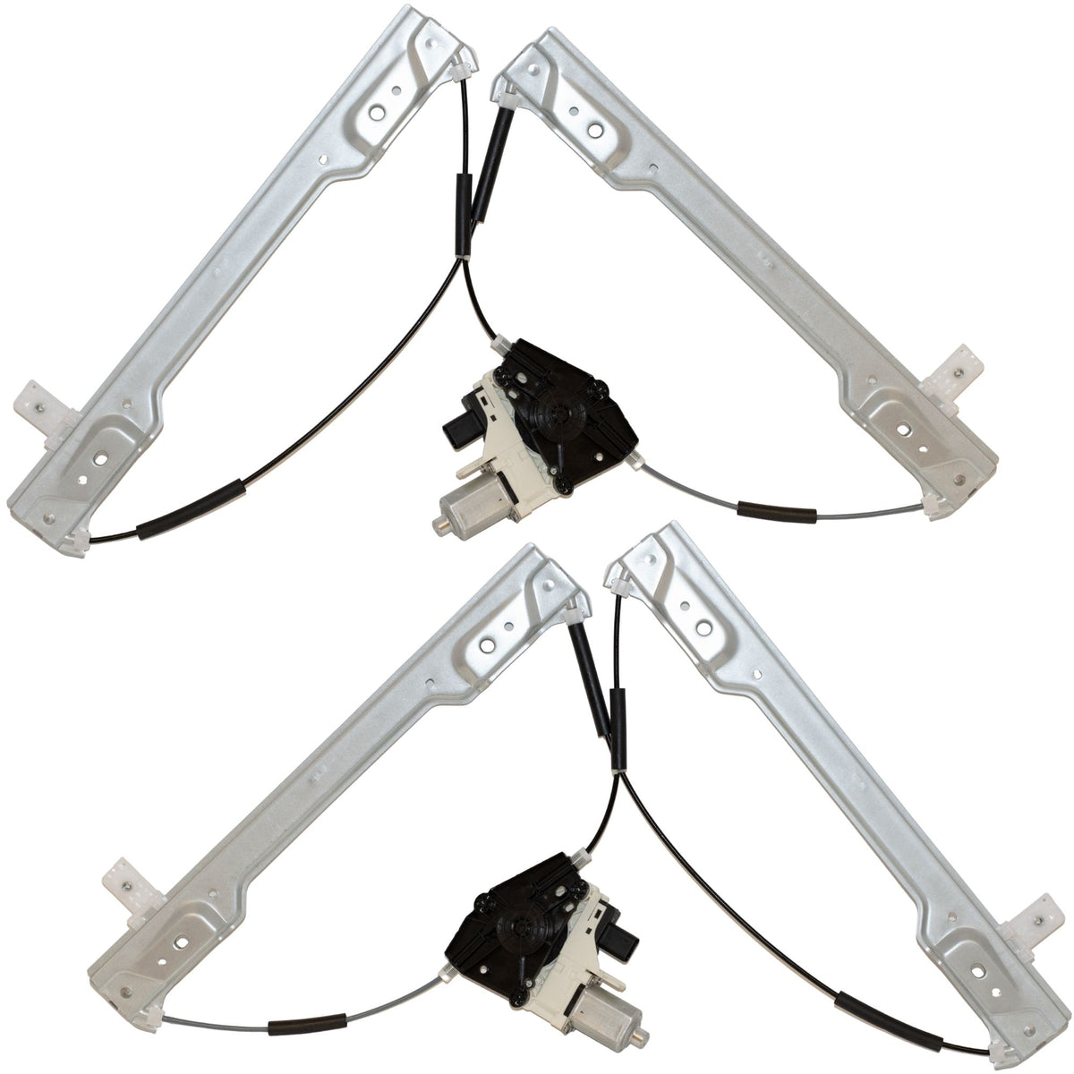 Window Regulator w/ Motor for 2019-2025 1500 Front 68321325AA Set CH1350203