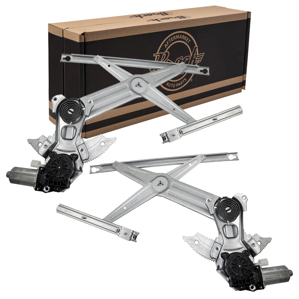 Window Regulator w/ Motor for 2002-2008 Ram 1500 Front for 2003-2009 Ram 2500 55275599AC Set CH1350134