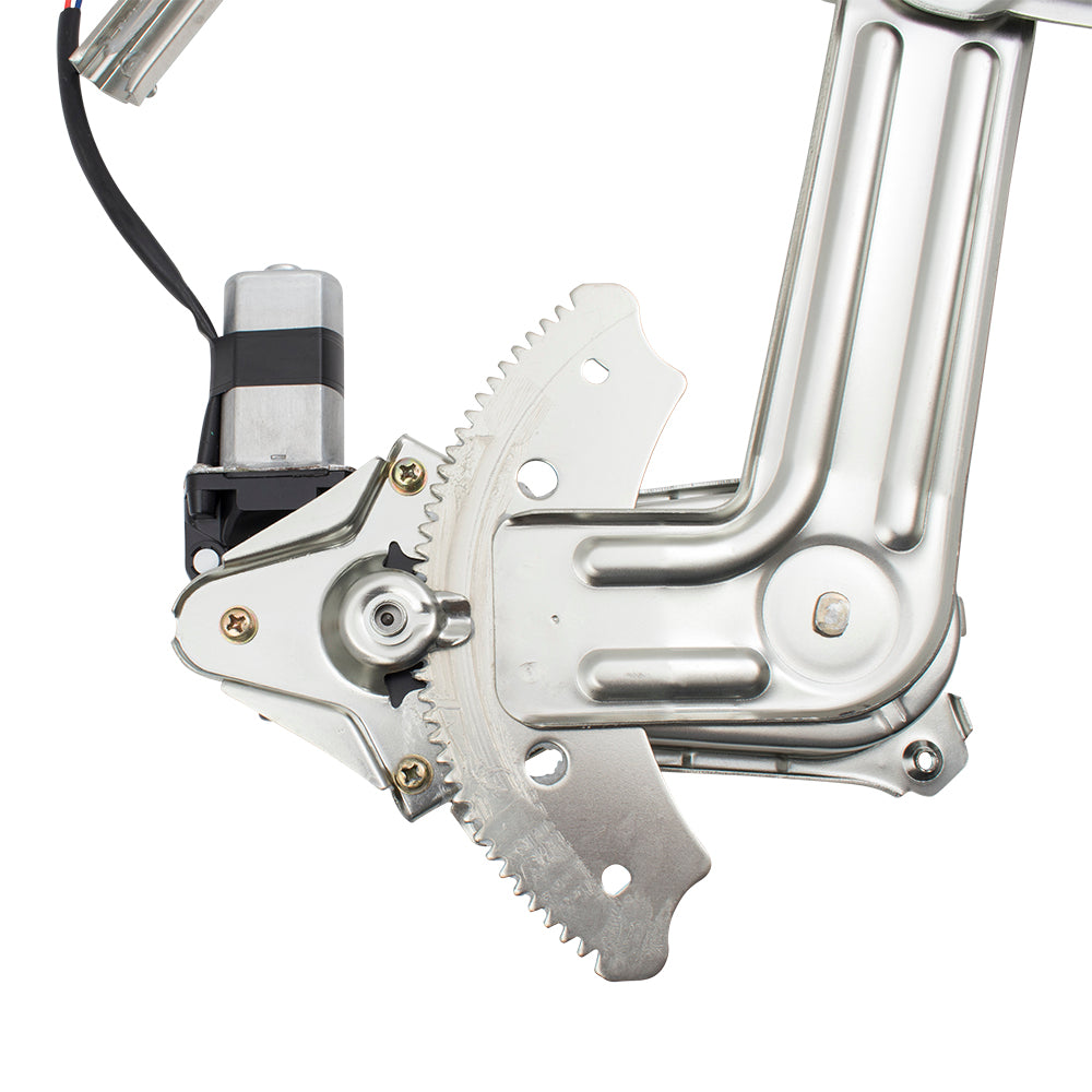 Brock Replacement Passenger Rear Power Window Lift Regulator & Motor Assembly Compatible with 02-08 1500 Crew Cab 03-09 2500 Crew Cab 03-10 3500 Crew Cab Pickup Truck 55276102AD