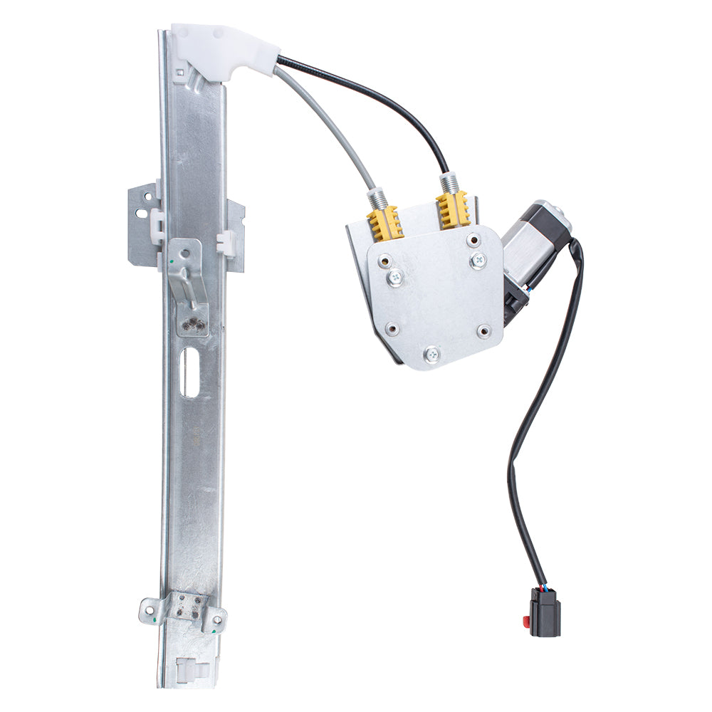 Brock 2552-6135L Upgraded Window Regulator With Motor Compatible With 1997-2001 Jeep Cherokee