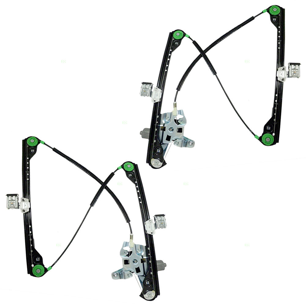 Window Regulator w/ Motor for 2004-2006 Pacifica Front 4894271AC Set CH1350142