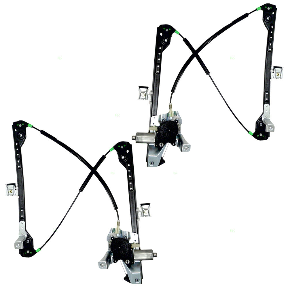 Window Regulator w/ Motor for 2004-2006 Pacifica Front 4894271AC Set CH1350142