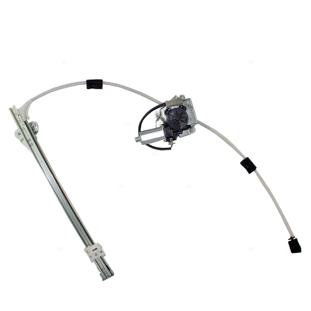 Brock Replacement Passenger Rear Power Window Lift Regulator with Motor Assembly OEM Style Compatible with 2002-2007 Liberty with Ball Stud Type Glass 68059646AA