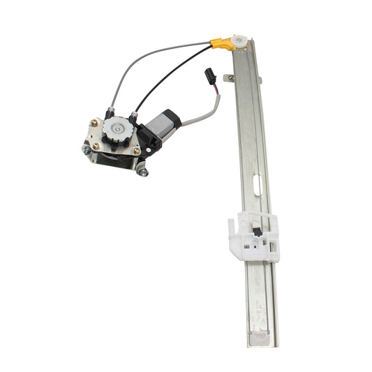 Brock Replacement Driver Rear Power Window Lift Regulator with Motor Assembly Upgrade Style Compatible with 2006-2007 Liberty with Hole Type Glass 4589267AD