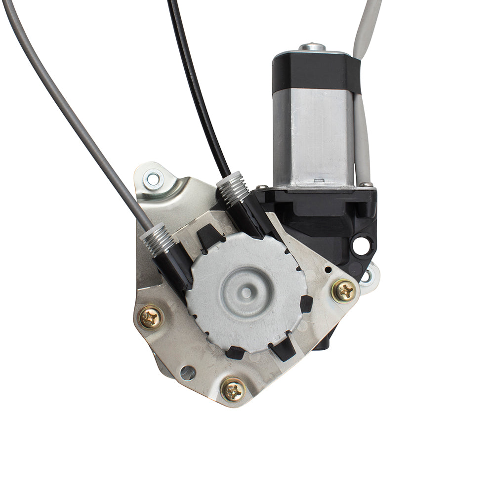 Brock Replacement Driver Rear Power Window Lift Regulator with Motor Assembly Upgrade Style Compatible with 2006-2007 Liberty with Hole Type Glass 4589267AD