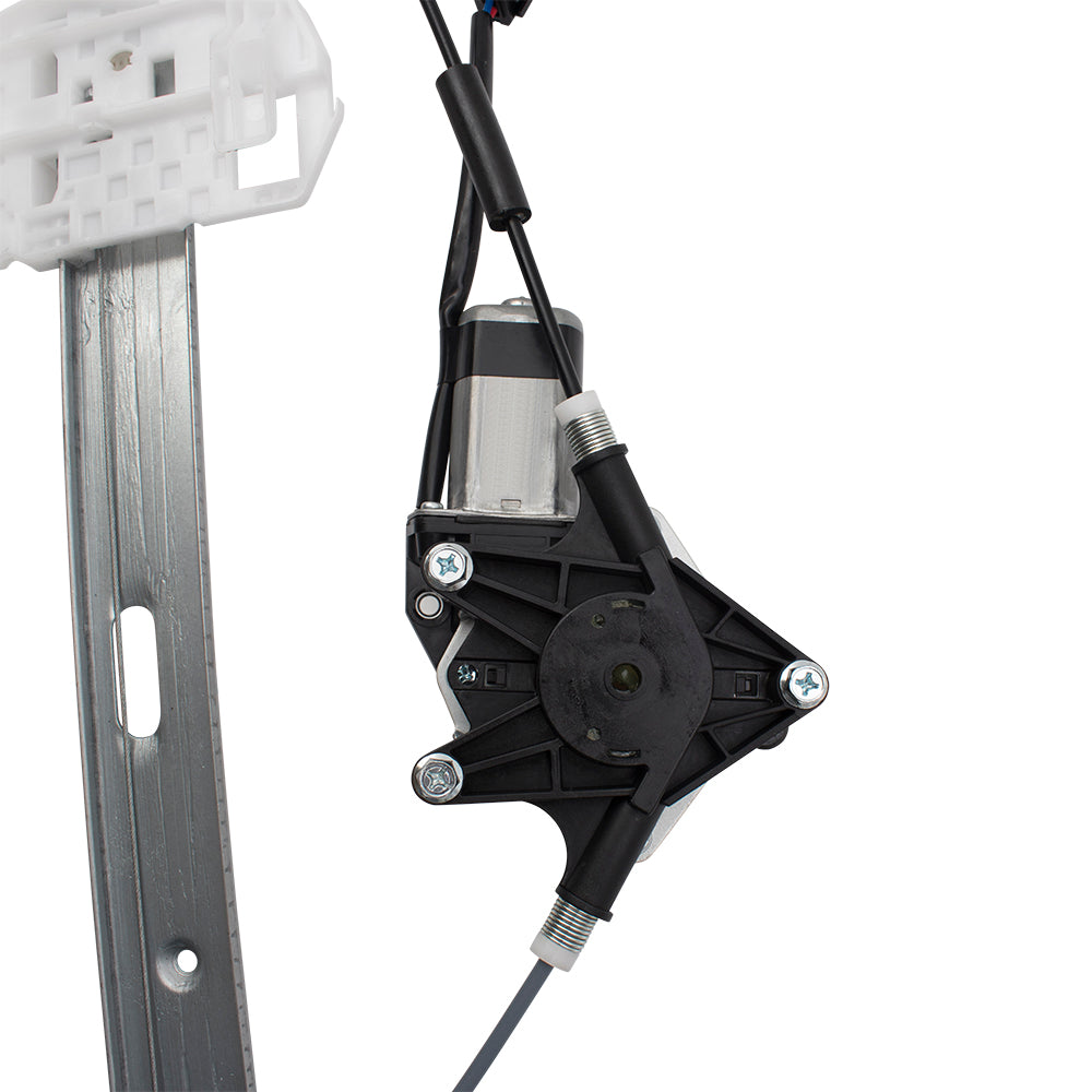 Brock Replacement Driver Rear Power Window Lift Regulator w/ Motor Assembly Compatible with 2007-2018 Wrangler 68014951AA 68014953AA