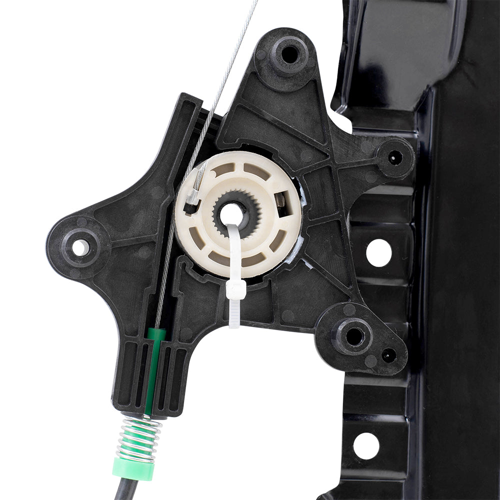 Brock Aftermarket Replacement Part Rear Driver Side Power Window Regulator without Motor Sliding Compatible with 2008-2019 Dodge Grand Caravan