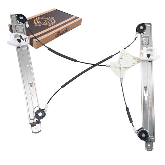 Brock Aftermarket Replacement Front Passenger Right Power Window Regulator Without Motor Compatible With 2007-2017 Jeep Compass MK