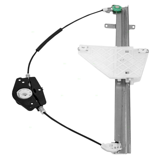 Brock Replacement Driver Rear Power Window Lift Regulator Compatible with 2001-2004 Grand Cherokee 55363285AD