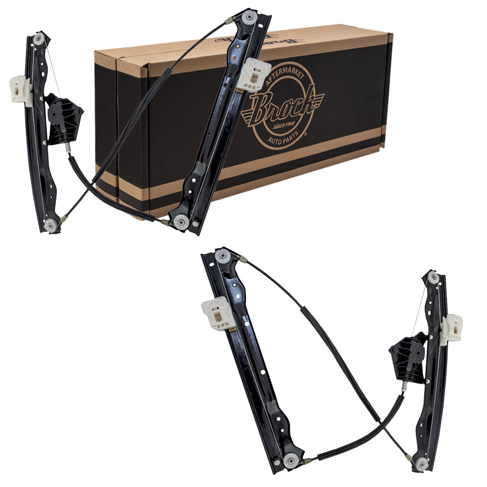 Window Regulator w/o Motor for 2008-2010 Avenger Front 68023491AA Set
