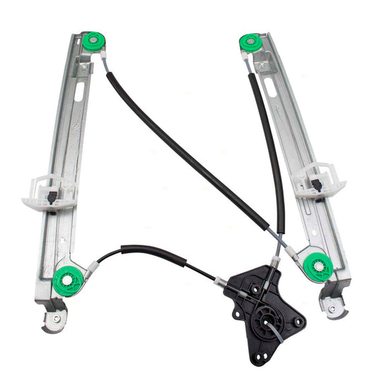 Brock Aftermarket Replacement Front Driver Left Power Window Regulator Without Motor Compatible With 2007-2017 Jeep Patriot