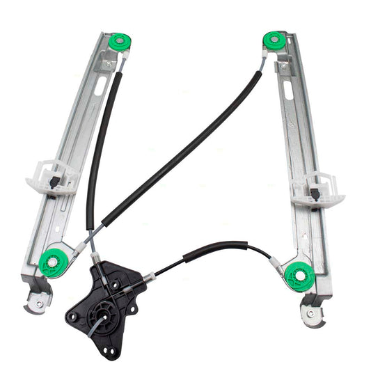 Brock Aftermarket Replacement Front Passenger Right Power Window Regulator Without Motor Compatible With 2007-2017 Jeep Patriot