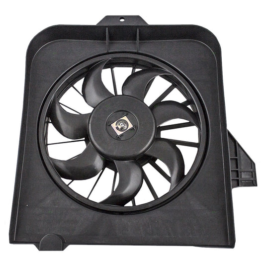 Brock Replacement Driver Radiator Cooling Fan Assembly Compatible with 2001-2005 Caravan & Grand Caravan Town & Country 4809171AE