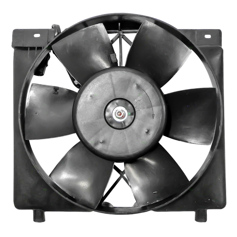 Brock Replacement Radiator Cooling Fan Motor Assembly Compatible with Cherokee (LHD) Comanche & Wagoneer 6 cyl 52005748