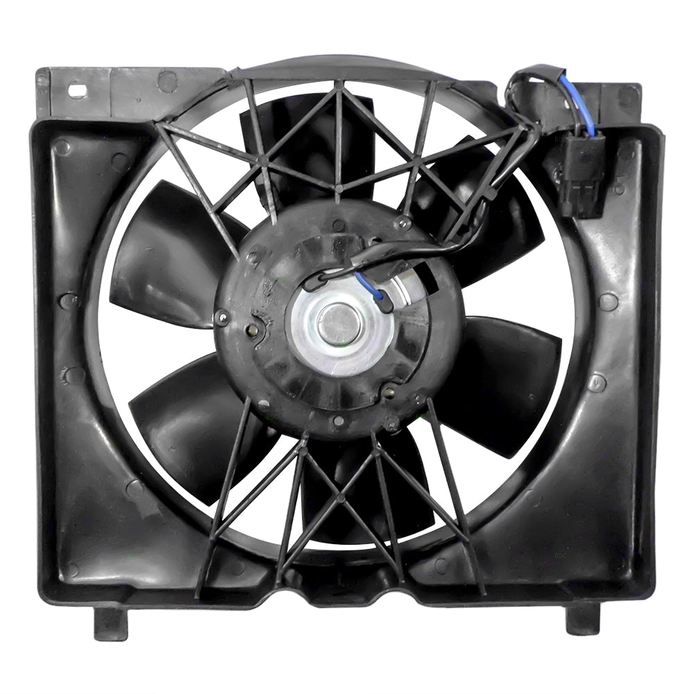 Brock Replacement Radiator Cooling Fan Motor Assembly Compatible with Cherokee (LHD) Comanche & Wagoneer 6 cyl 52005748