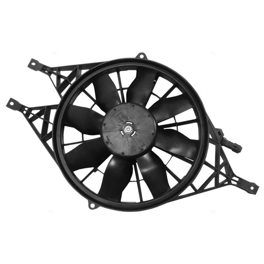Brock Replacement Radiator Cooling Fan Assembly Compatible with 2000-2004 Dakota 2000-2001 Durango 52030033AD