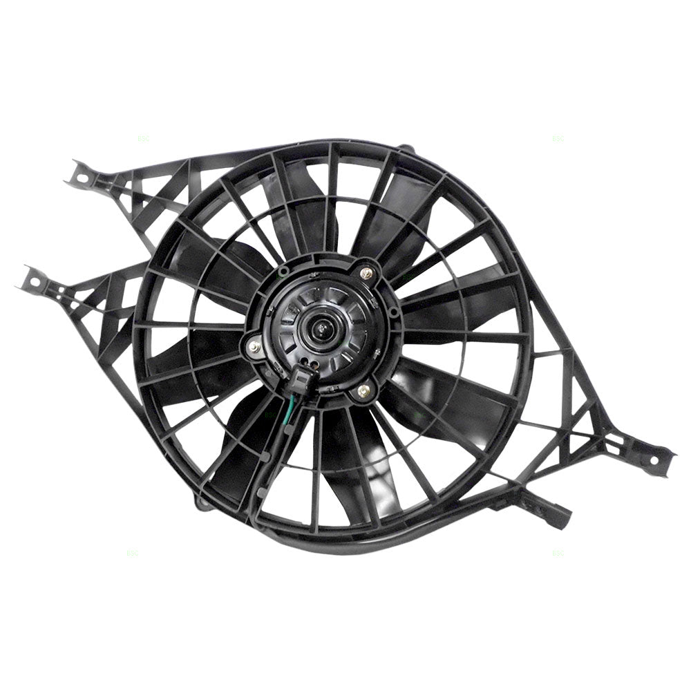 Brock Replacement Radiator Cooling Fan Assembly Compatible with 2000-2004 Dakota 2000-2001 Durango 52030033AD