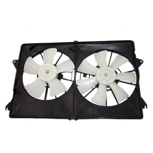Brock Replacement Dual Cooling Fan Assembly Compatible with 2004 2005 2006 Pacifica 3.5L 5012431AA 5102429AA