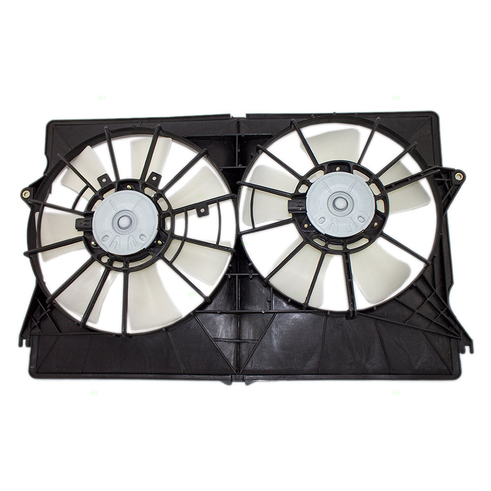 Brock Replacement Dual Cooling Fan Assembly Compatible with 2004 2005 2006 Pacifica 3.5L 5012431AA 5102429AA