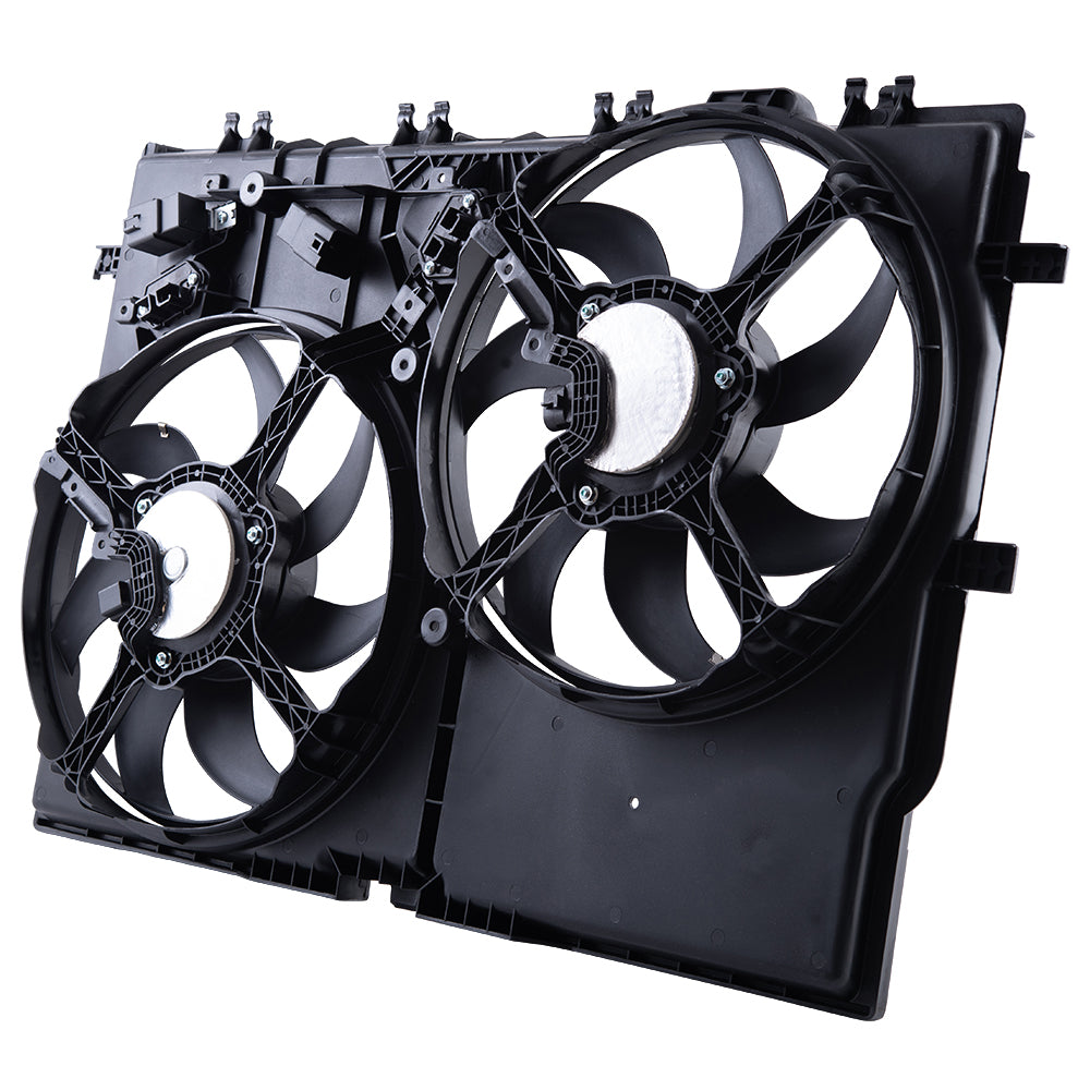 Brock Aftermarket Replacement Dual Cooling Fan Assembly Compatible With 2014-2021 RAM Promaster 3.6L With Air Conditioning