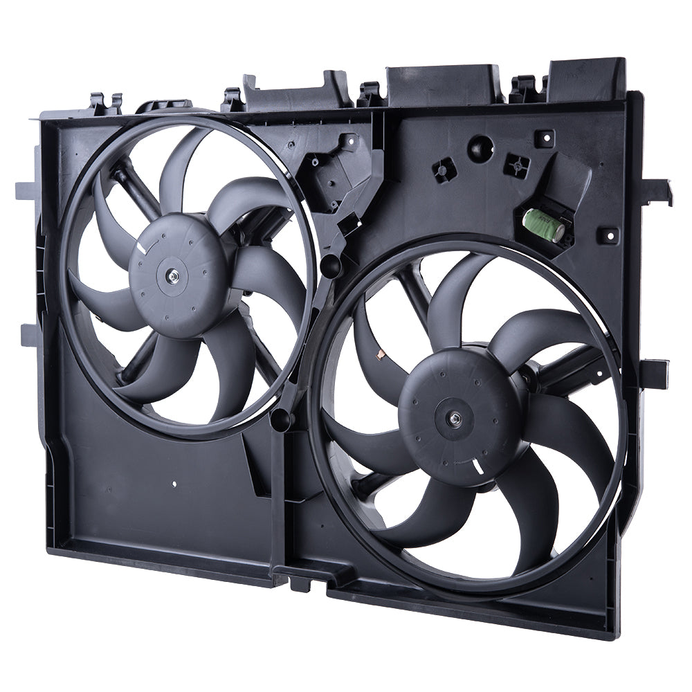 Brock Aftermarket Replacement Dual Cooling Fan Assembly Compatible With 2014-2021 RAM Promaster Without Air Conditioning