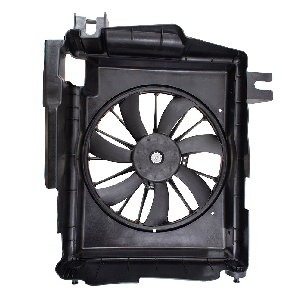 Brock Replacement A/C Condenser Cooling Fan Assembly Compatible with 2002-2009 1500 2003-2009 2500 3500 Pickup Truck 5093760AA