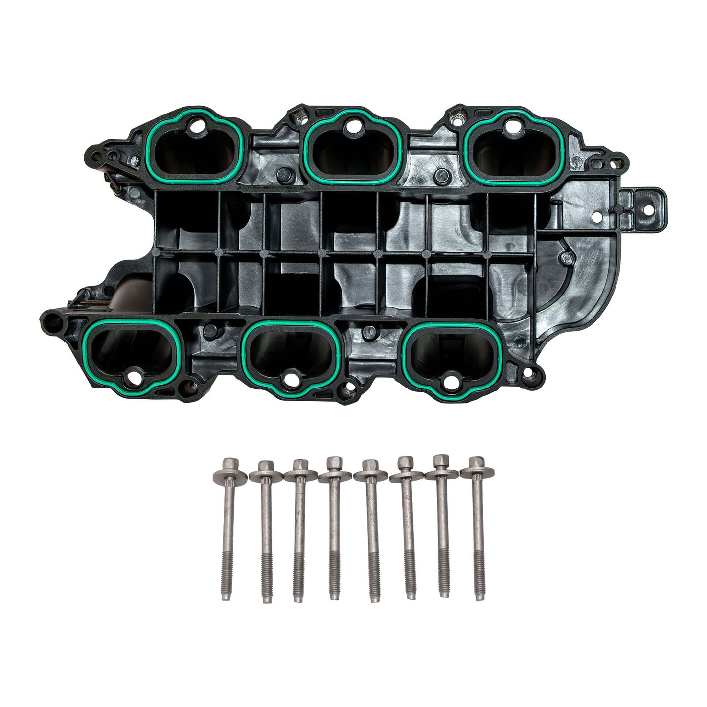 Brock Replacement Lower Intake Manifold With Gaskets-Bolts Compatible With Various Model 11-21 Chrysler/Dodge 3.6L 12-21 RAM 3.6L 11-21 Jeep 3.0L/3.2L/3.6L and 11-14  Routan 3.6L