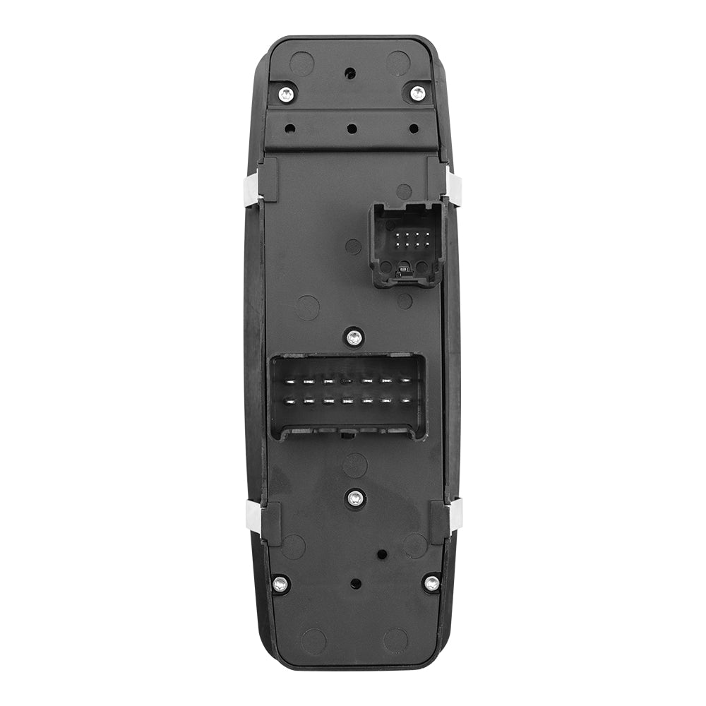 Brock Replacement Front Driver Side Power Window Master Switch 10 Buttons without Driver and Passenger One Touch Compatible with 2015-2017 Chrysler 200