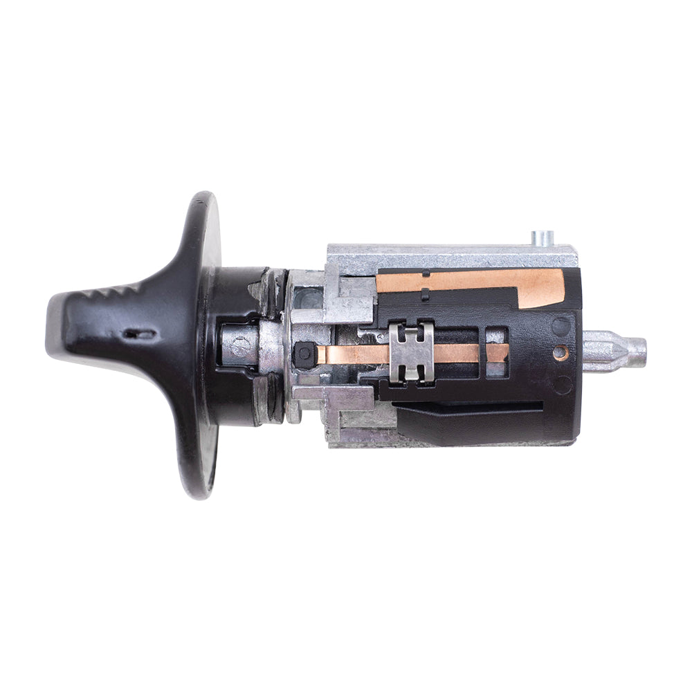 Brock Aftermarket Replacement Ignition Lock Cylinder and Keys Compatible with 1993-2003 Ford F-150