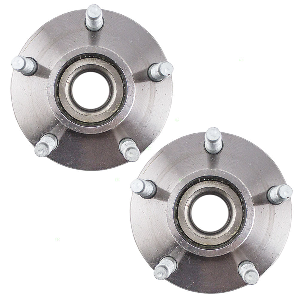 Brock Replacement Pair of Front Wheel Hub Bearings Compatible with 1994-2004 Mustang SVT Bullitt GT Mach I Base w/ ABS 1R3Z1104AA