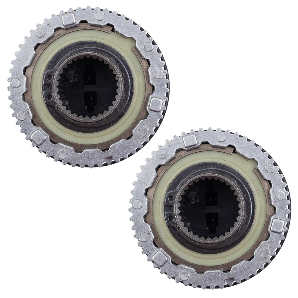 Brock Replacement Pair Set Front Auto Locking Hubs Replacement for 1999-2004 Super Duty Pickup Truck 4WD 4 Wheel Drive 1C3Z3B396CB