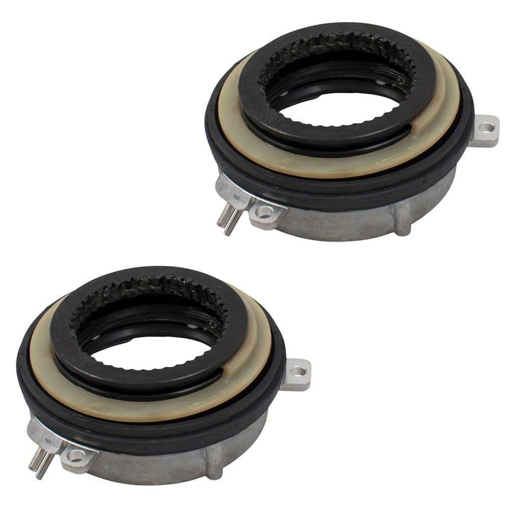 Brock Replacement Pair Set 4x4 4 Wheel Drive Auto Locking Hub Axle Actuators Front Left or Right Replacement for 04-15 F150