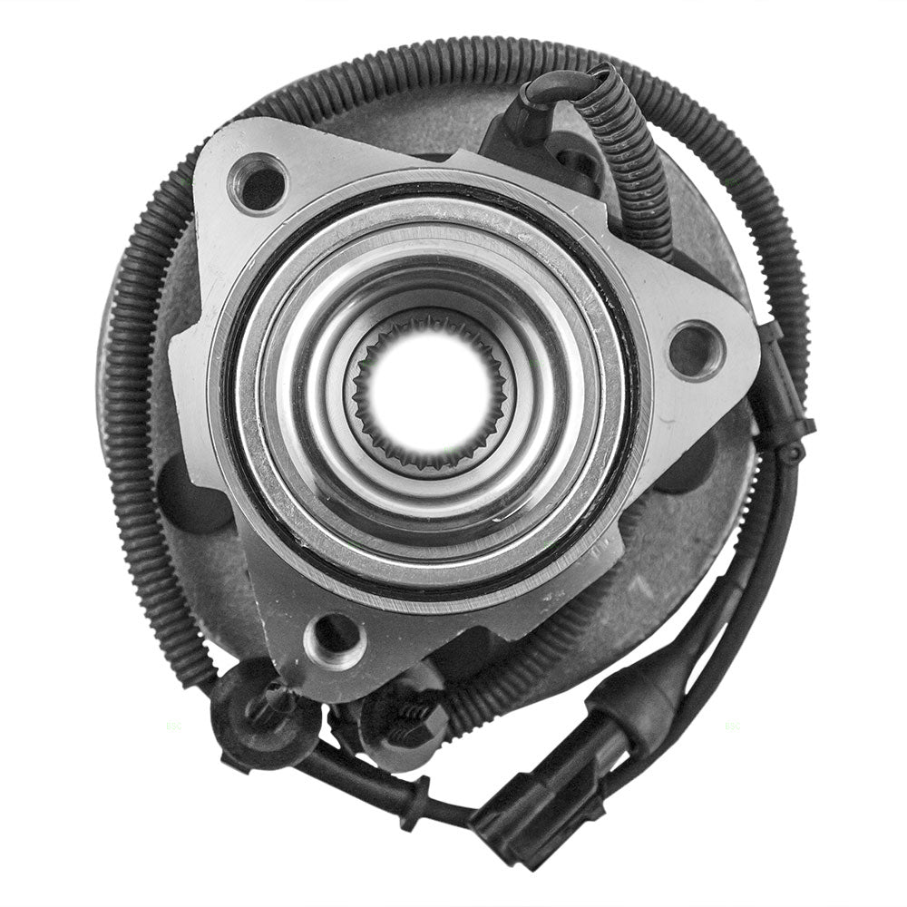 Brock Replacement Front Wheel Hub Bearing Assembly Compatible with Explorer Aviator Mountaineer 4L2Z1104AA