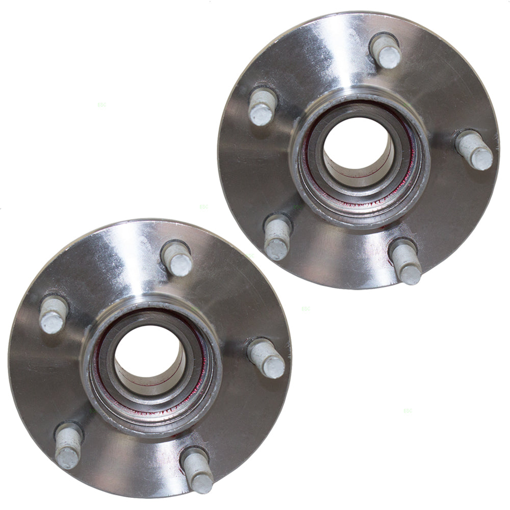Brock Replacement Pair Set Front Wheel Hub Bearings Compatible with 2005-2007 2005-2014 Mustang 4R3Z 1104 B HA590017