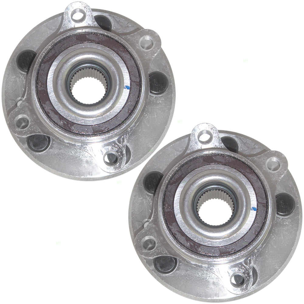 Brock Replacement Pair Set Wheel Hub Bearings Compatible with 2010-2019 Taurus BT4Z 1104 B HA590261 513275