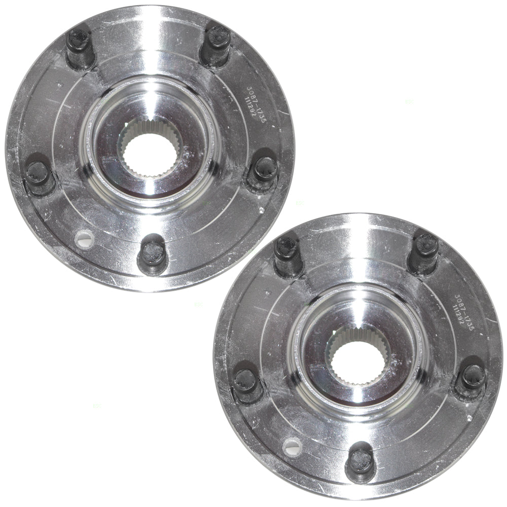 Brock Replacement Pair Set Wheel Hub Bearings Compatible with 2010-2019 Taurus BT4Z 1104 B HA590261 513275