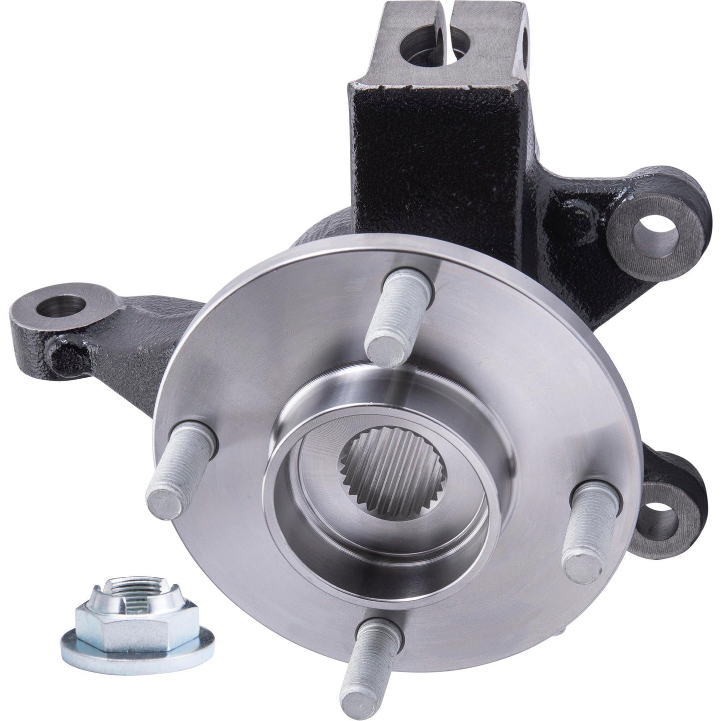 Brock Aftermarket Replacement Front Driver Left Loaded Steering Knuckle Assembly Compatible with 2006-2011 Ford Focus