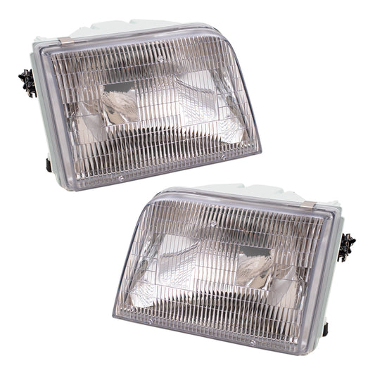 Headlight for 1993-1997 Ranger F37Z13008B Set
