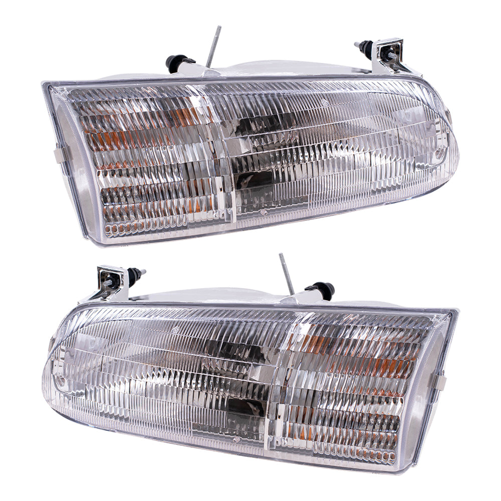 Headlight for 1995-1997 Windstar F58Z13008B Set