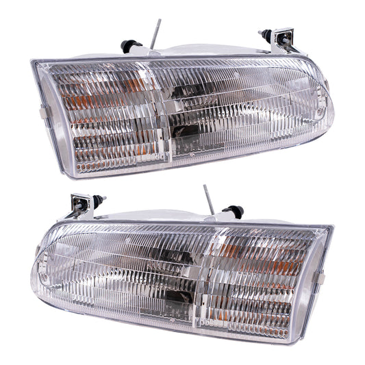 Headlight for 1995-1997 Windstar F58Z13008B Set
