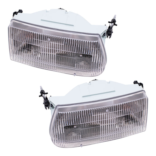 Headlight for 1995-2001 Explorer 1997-1997 Mountaineer F5TZ13008B Set